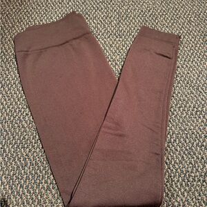 Women’s Brown Leggings fleece lined